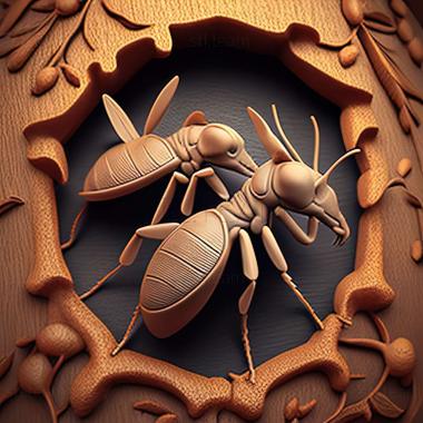 3D model Camponotus rufipes (STL)